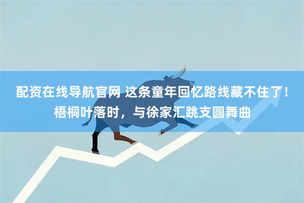 配资在线导航官网 这条童年回忆路线藏不住了！梧桐叶落时，与徐家汇跳支圆舞曲